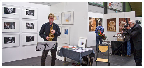 Saxofonist  Robert Wijnands@huntenkunst 2009